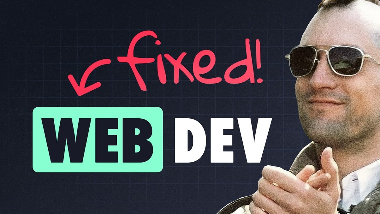 One man is quietly fixing web dev