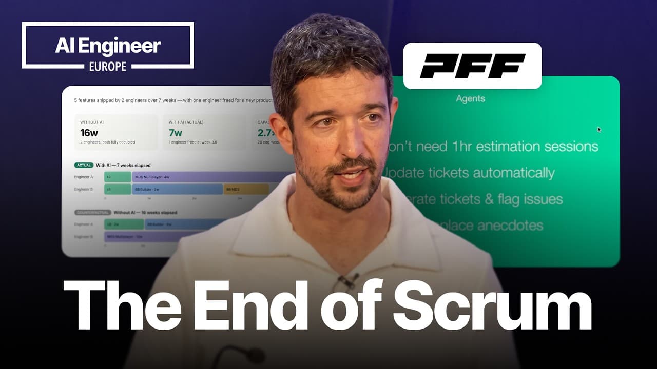 Agents Don't Do Standups: Building the Post-Engineer Engineering Org — Mike Spitz, PFF