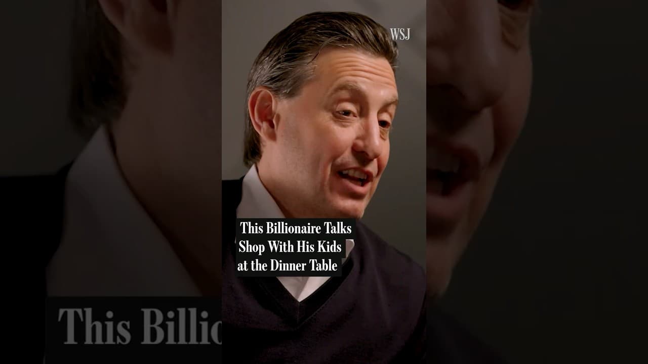 Why This Billionaire Talks Shop With His Kids at the Dinner Table