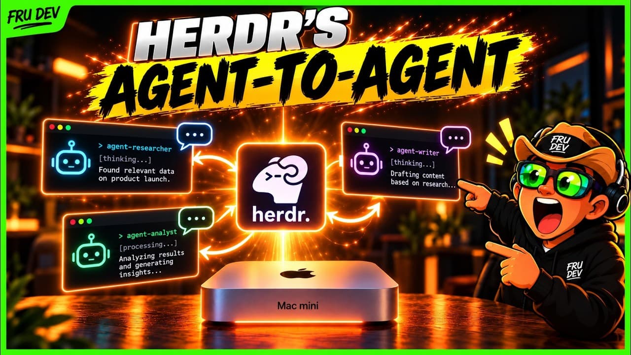 Herdr's Agent-to-Agent is SHOCKING!!!! 😱🤯💥