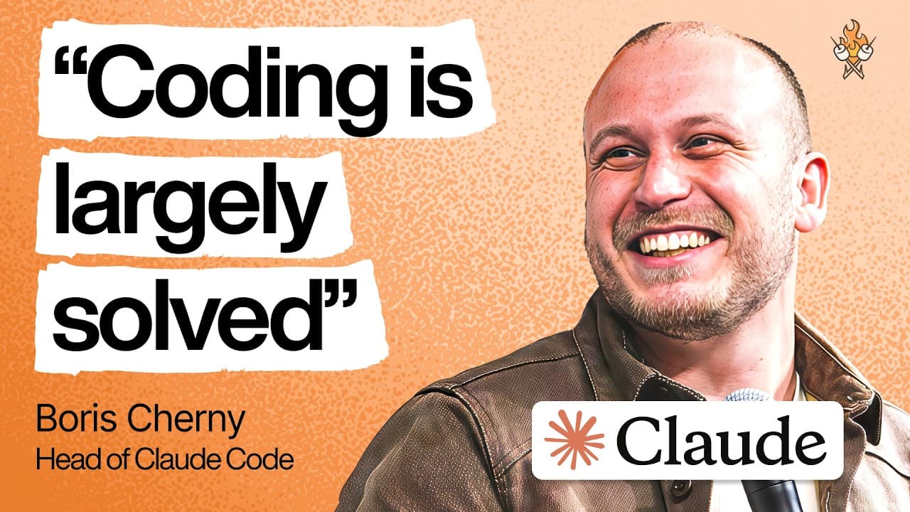 Head of Claude Code: What happens after coding is solved | Boris Cherny