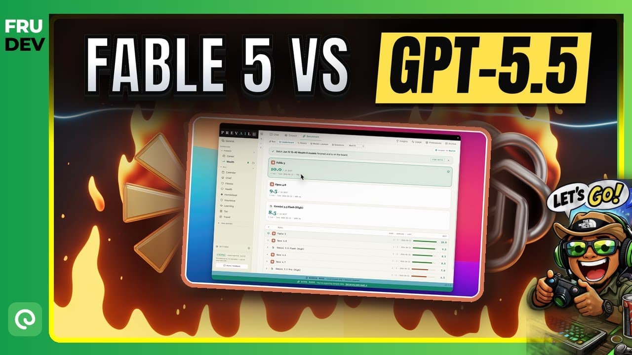 Fable 5 vs GPT-5.5 & Opus 4.8 — We Benchmarked on Real Life Data 🤯