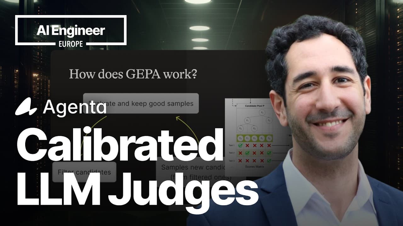 Judge the Judge: Building LLM Evaluators That Actually Work with GEPA — Mahmoud Mabrouk, Agenta AI