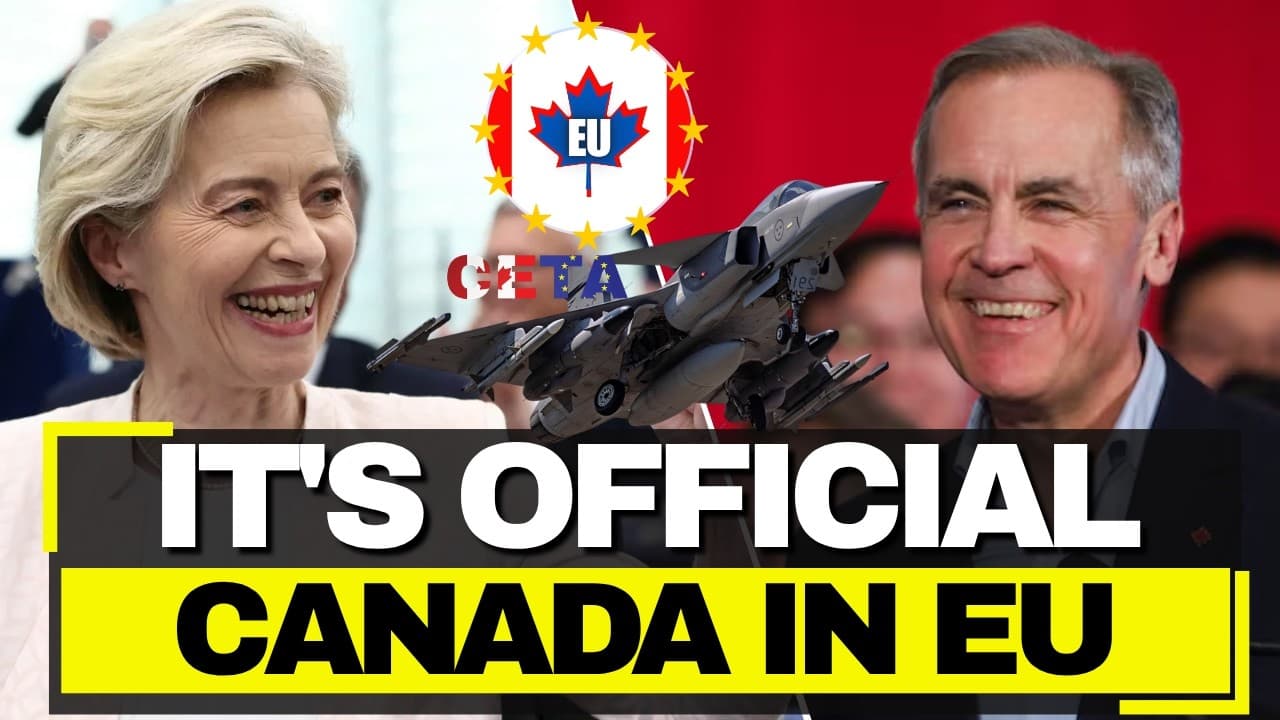 US Panic: Canada Joins EU Defense System - 80% Access Rights, America OUT