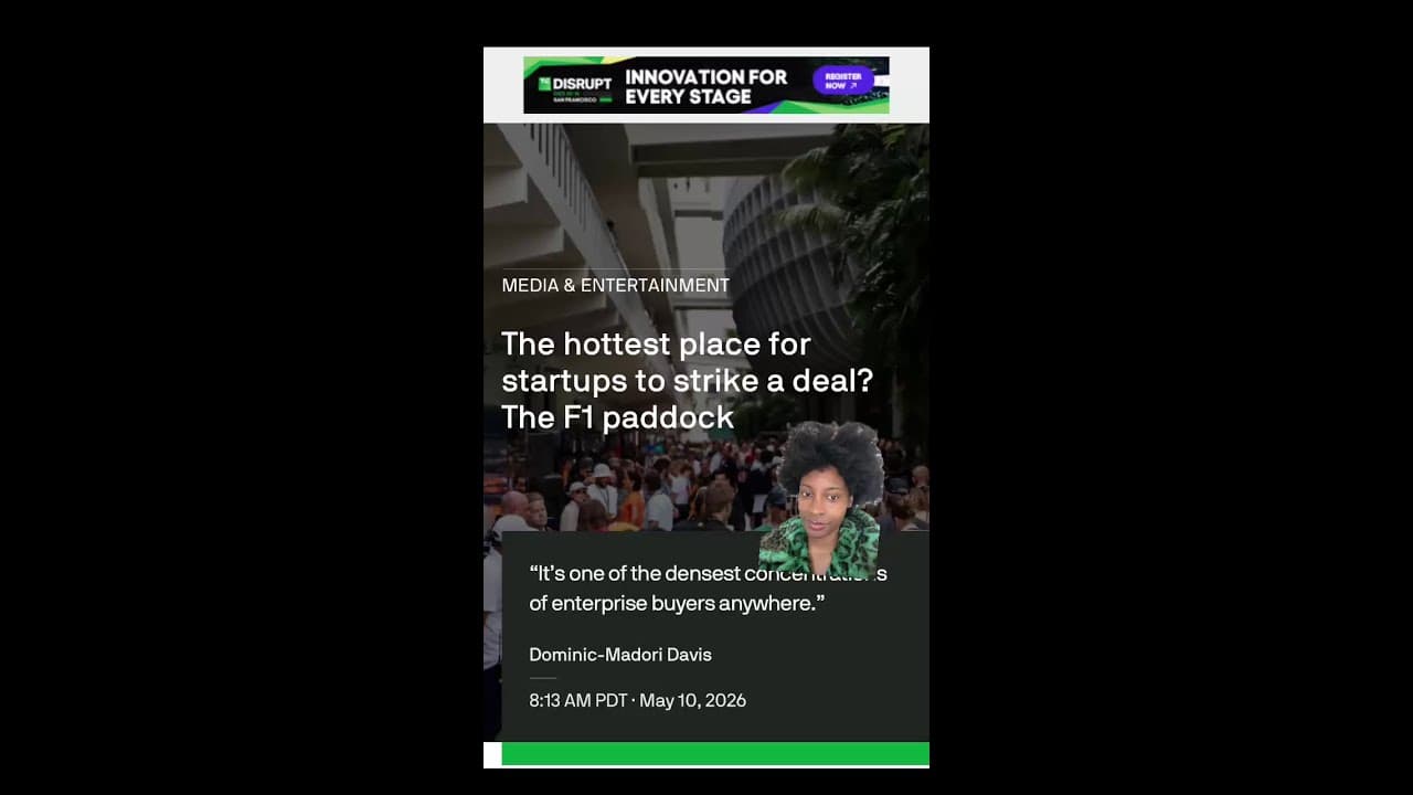 The F1 Paddock Has Become a Leading Place for Startups to Land a Deal