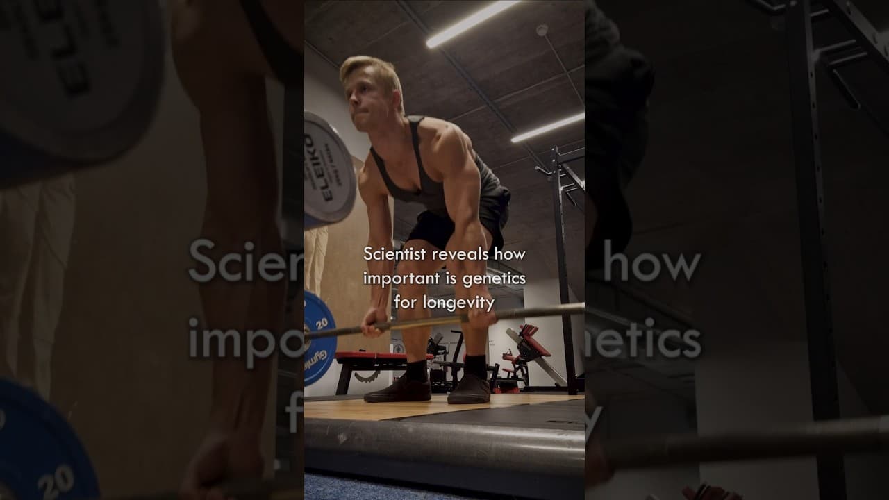 Longevity Scientist: Lifestyle is only 25% of lifespan