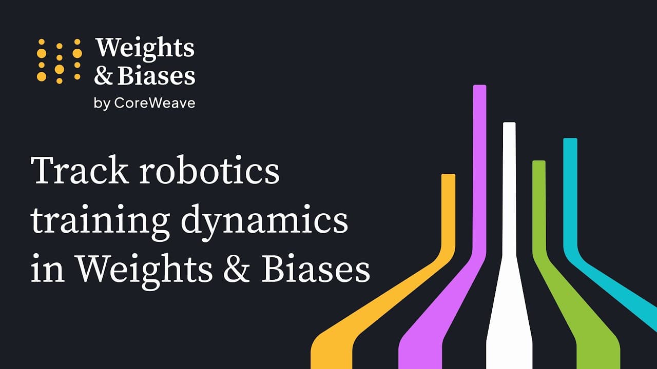 Track robotics training dynamics in Weights & Biases