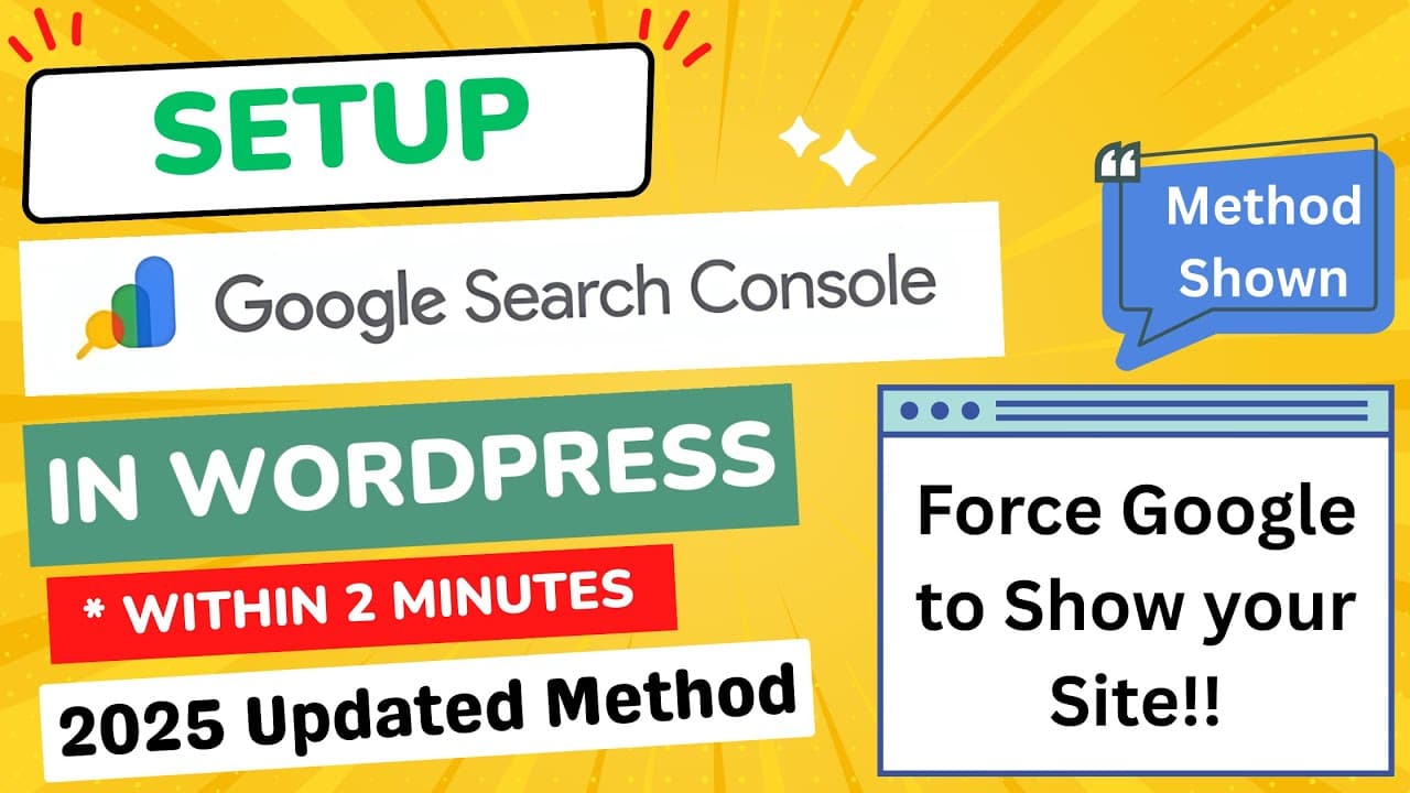 How to Add Google Search Console in WordPress 2025 | Setup Google Search Console & Sitemap Like Pro!