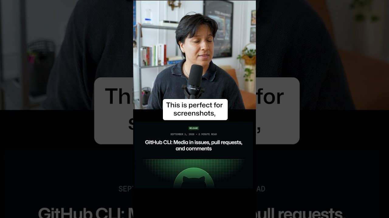 How to attach images and videos using the GitHub CLI