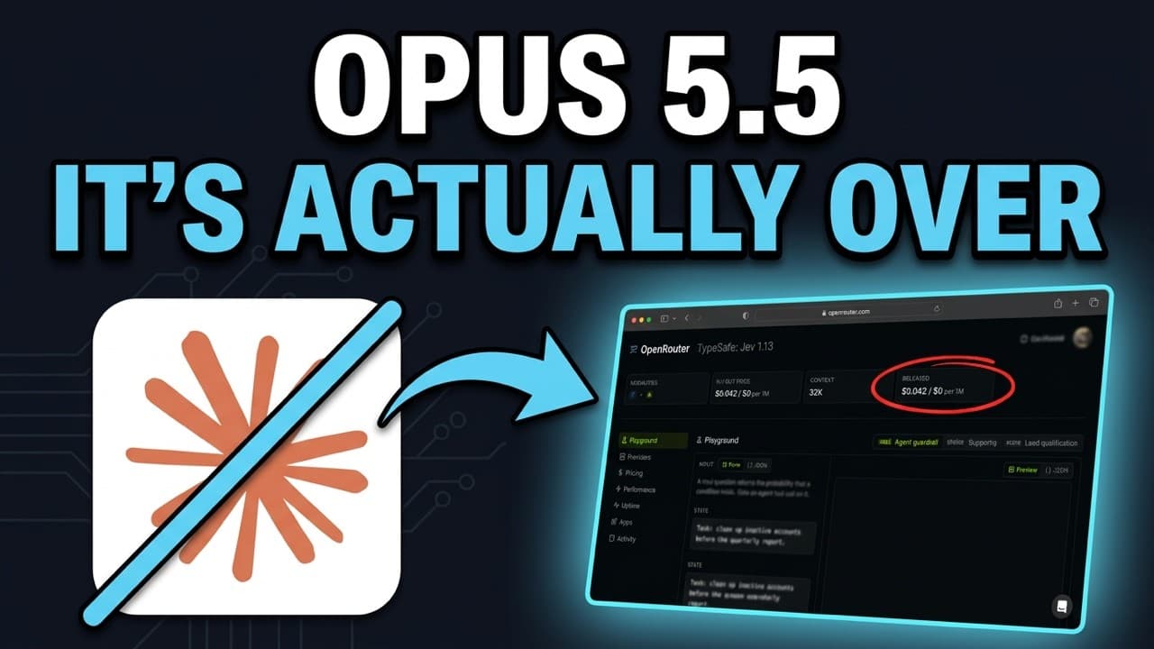 RIP CLAUDE? This NEW Model Replaces Opus 5.5 For Pennies