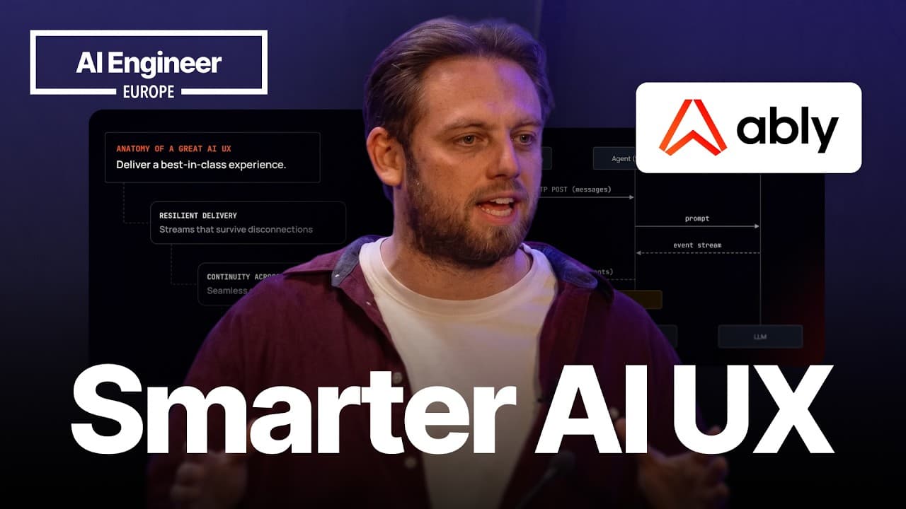 Why Your AI UX Is Broken (and It's Not the Model's Fault) — Mike Christensen, Ably