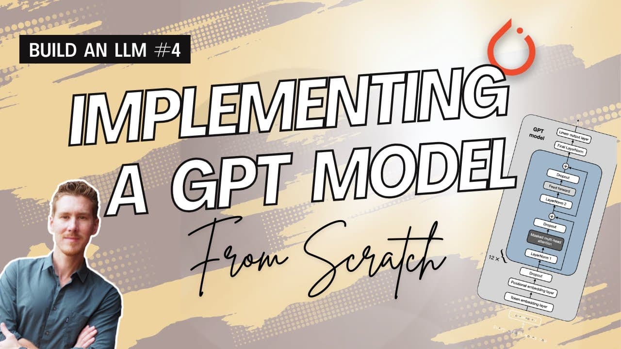 Build an LLM from Scratch 4: Implementing a GPT model from Scratch To Generate Text
