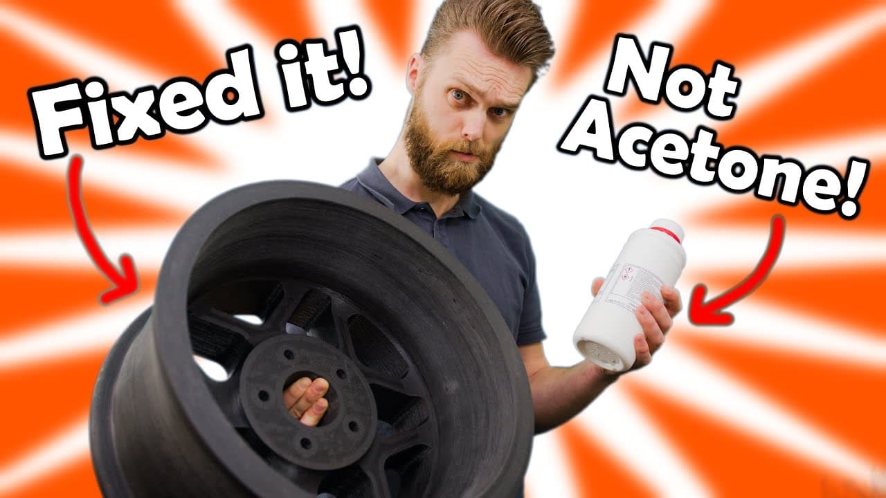 DON'T use Acetone to repair ABS parts!