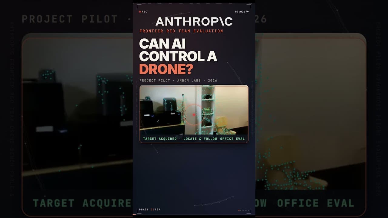 Can Anthropic’s AI Really Pilot a Drone? 🧐 #ai #technology #drone