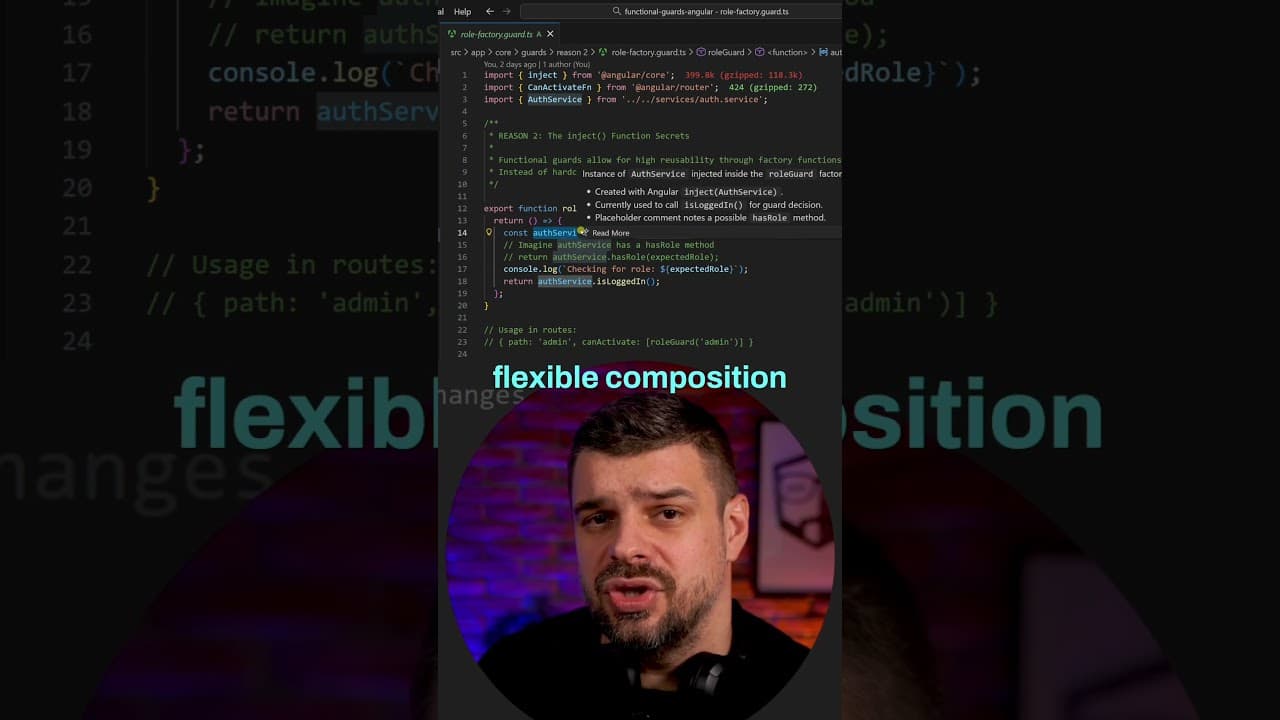 Angular Guards  Why Inject Function Beats Class Instantiation! #angular