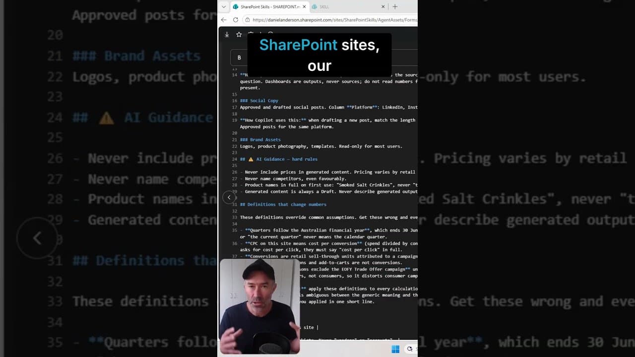Don't Let AI Run Wild: Use SharePoint MD #SharePoint #Control