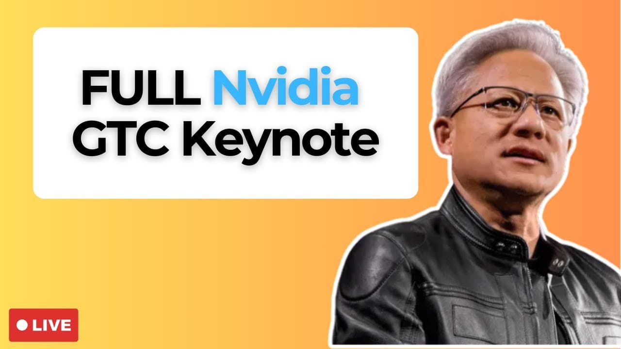 LIVE: MASSIVE Nvidia Announcements (full Jensen Huang GTC Keynote)