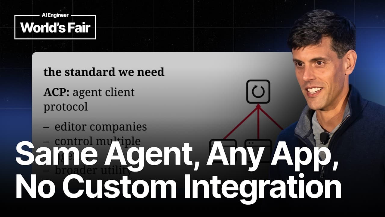 ACP: The Universal Remote Control for AI Agents — Alex Hancock, Block
