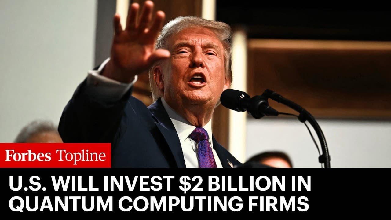 U.S. Will Invest $2 Billion In Quantum Computing Firms And Take Equity