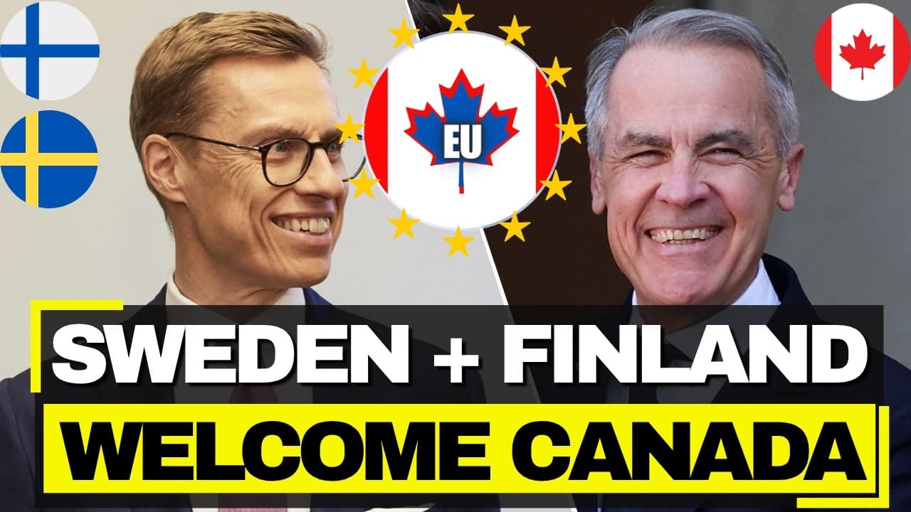 INCREDIBLE: Finland Proposes Canada JOIN EU - "Mentally Part of Europe," EU of 40 Nations