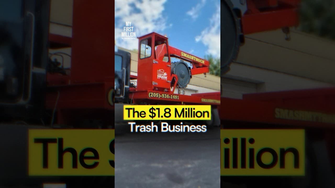 He made $1.8 million by selling a trash franchise