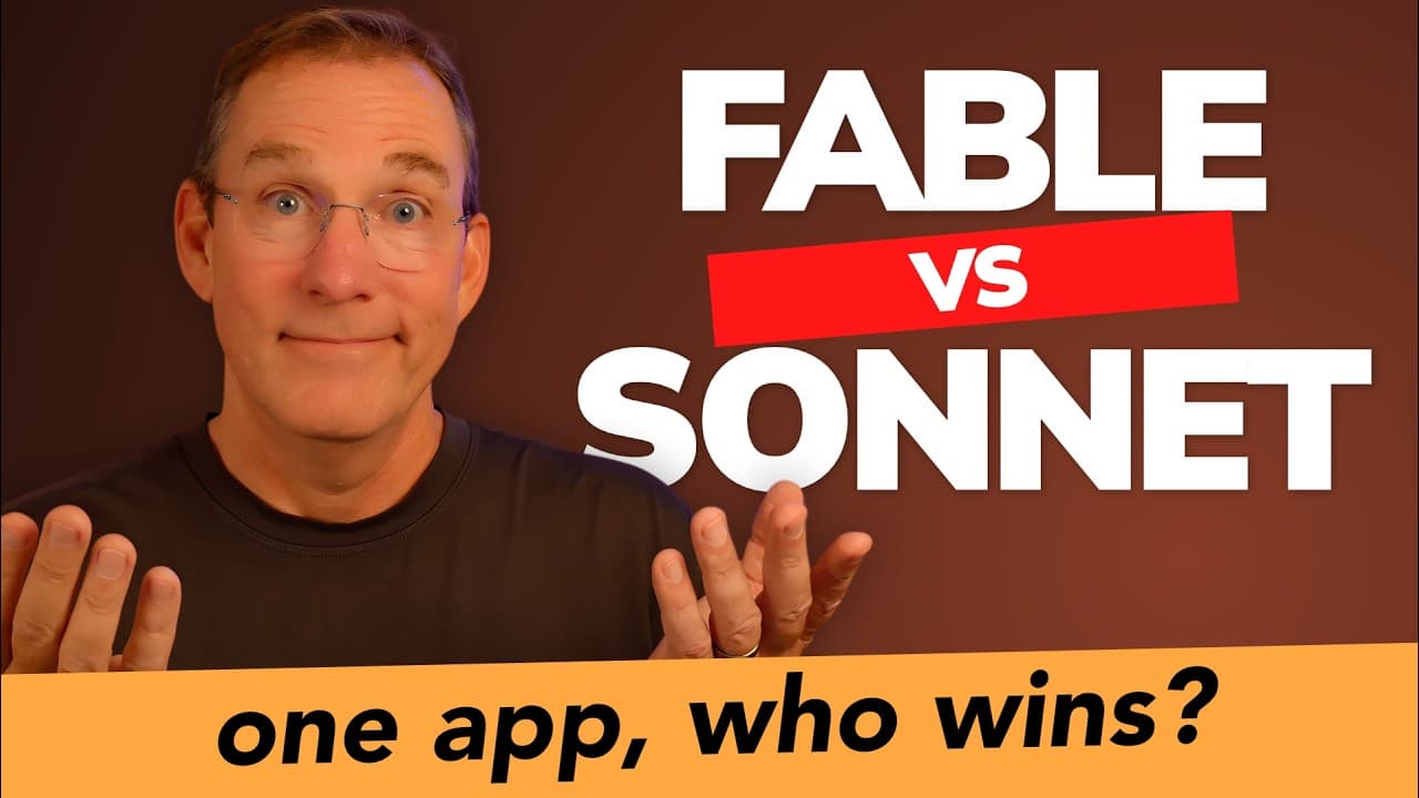 Fable 5 is back — Fable vs Sonnet 5, same app, one shot