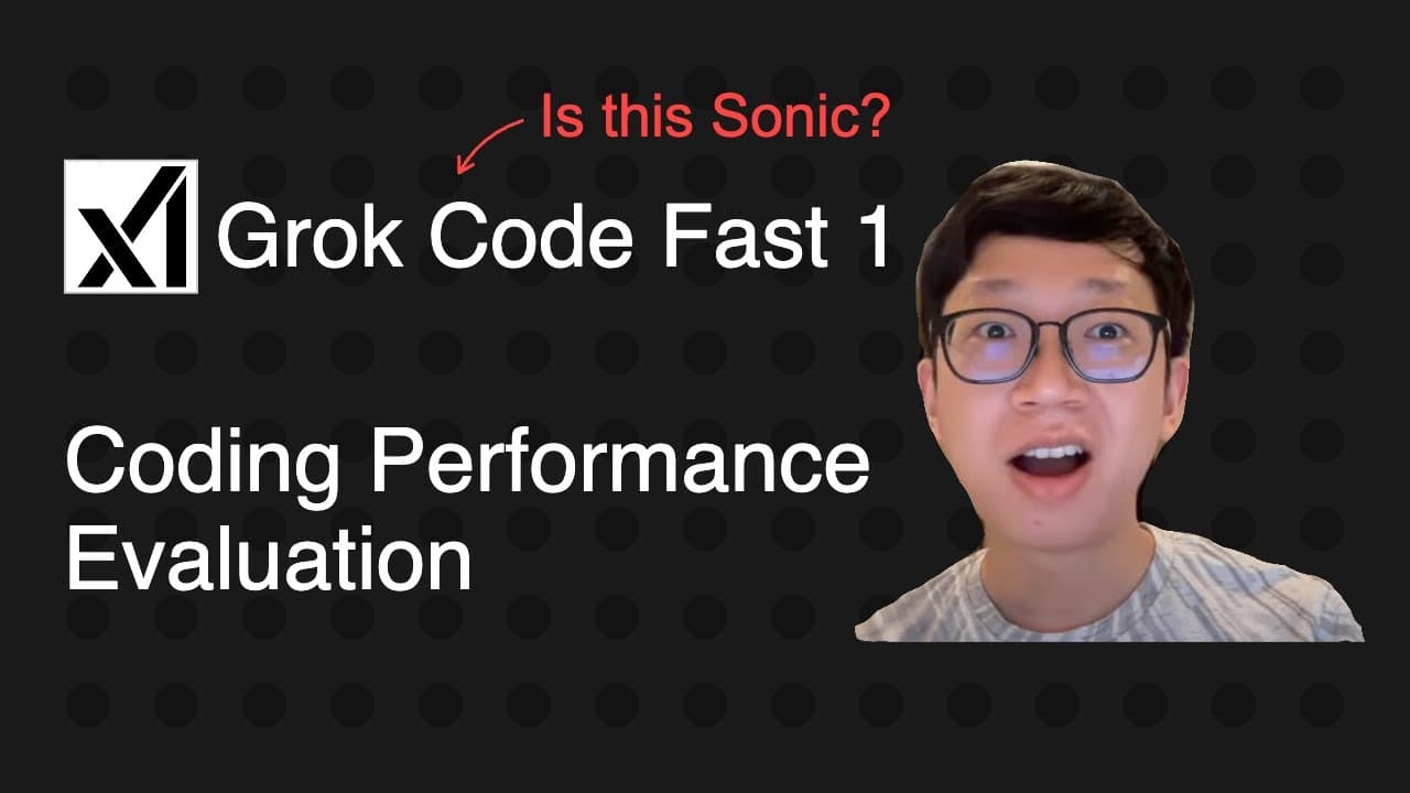 Grok Code Fast 1 (Sonic) Coding Performance Evaluation
