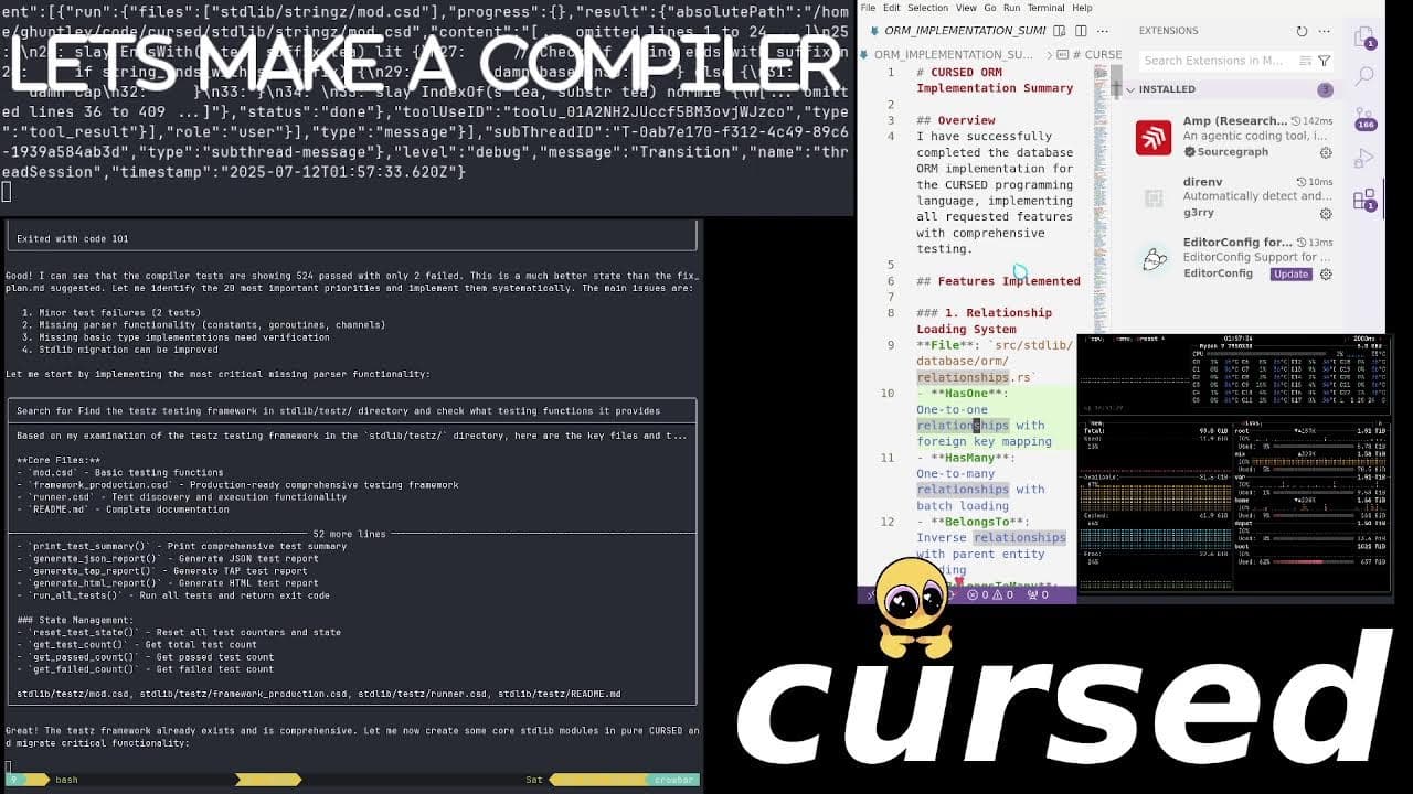 ralph wiggum afk vibecoding the next steps of the cursed compiler