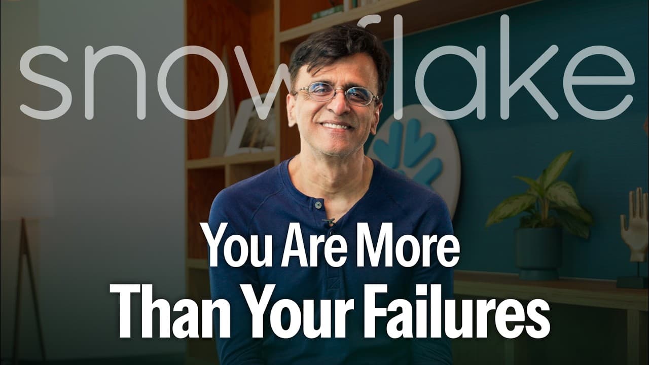 He Built $100B at Google, Then Failed. Now He Runs an $80B+ Company | Snowflake, Sridhar Ramaswamy