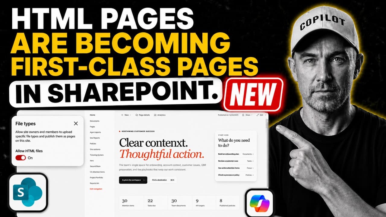 SharePoint HTML Pages Are Finally First-Class Citizens