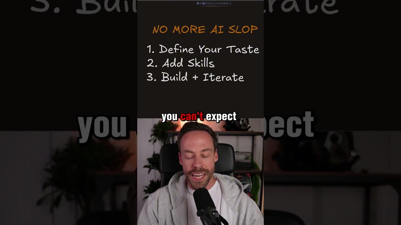 defeat ai slop in 3 steps