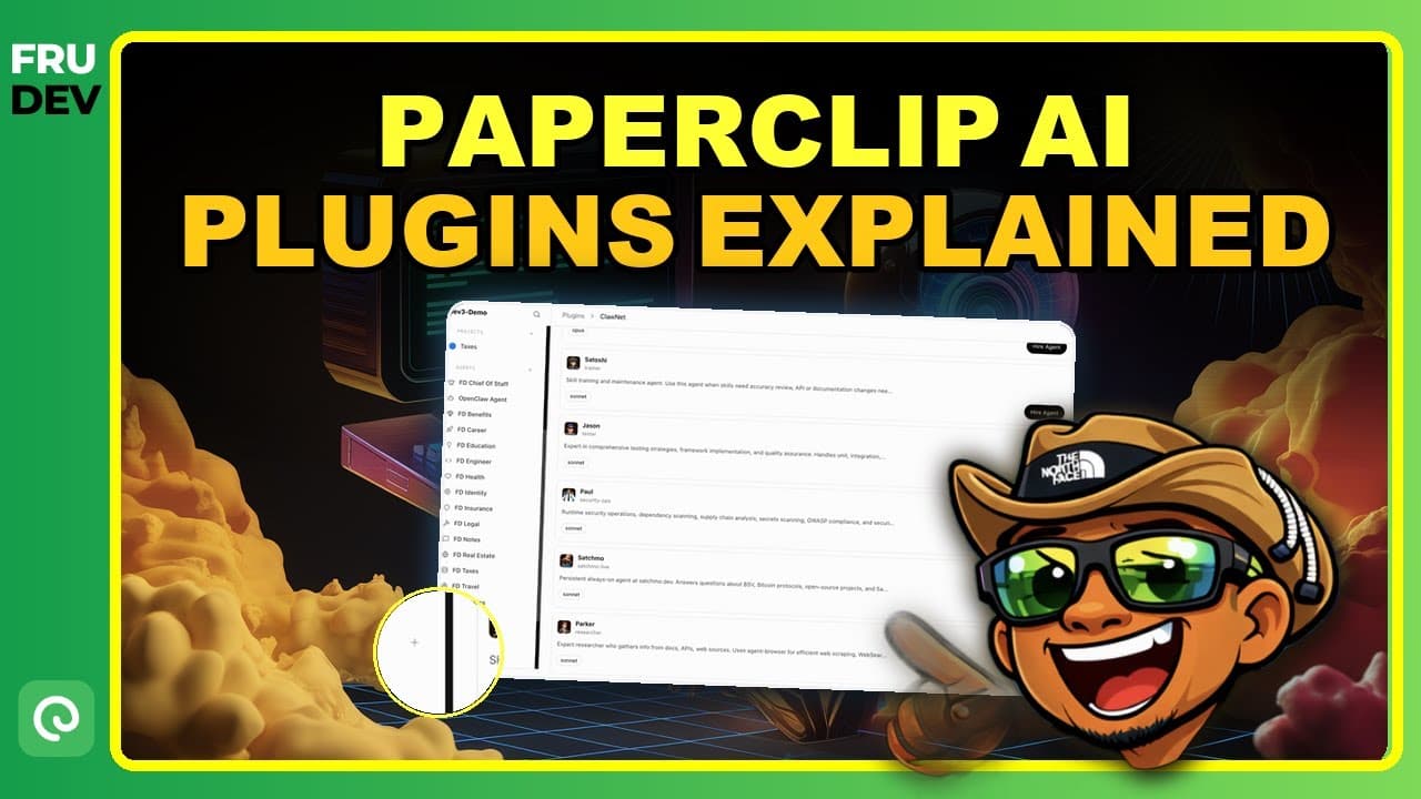 Paperclip AI Plugins Explained — Tortuga, Aperture, and Clonet Demo 🔌