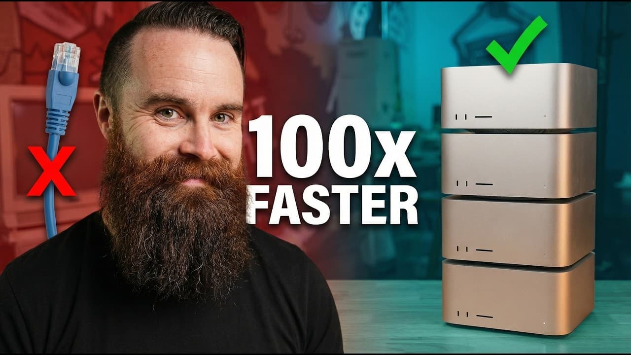 Ethernet is DEAD?? Mac Studio is 100x FASTER!!
