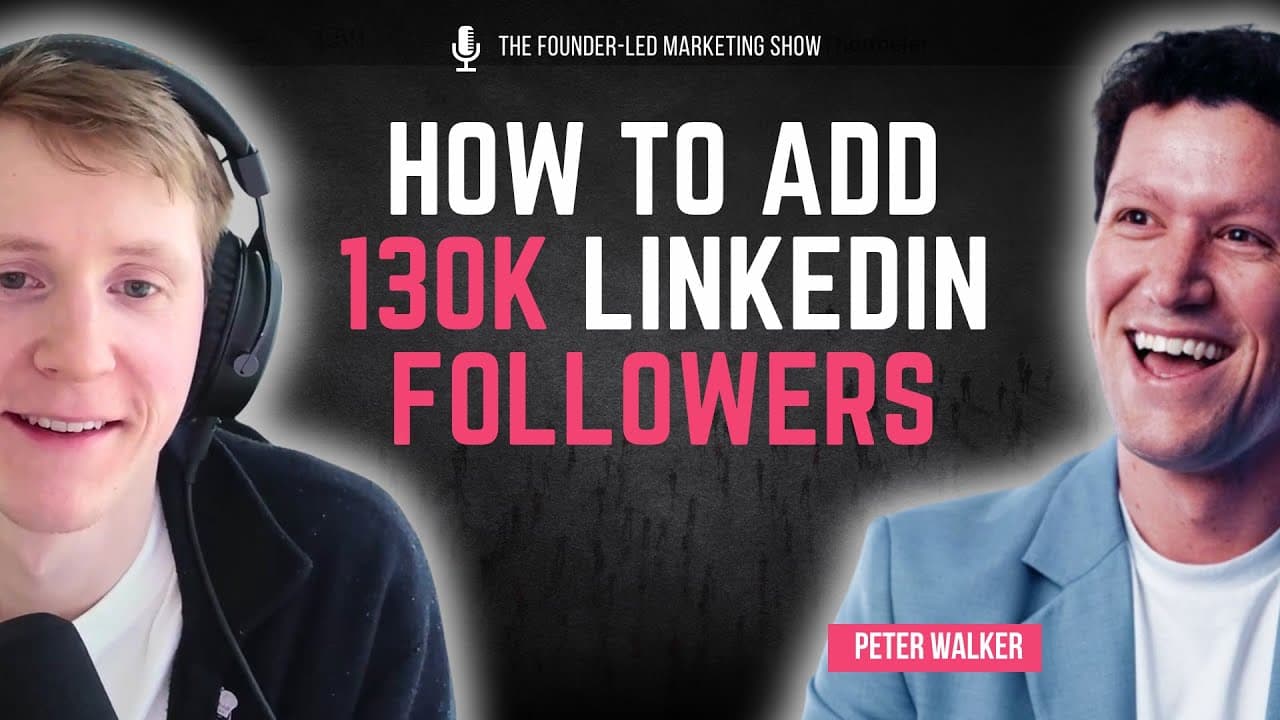Peter Walker: How to build an Insights Function & Add 130K LinkedIn Followers