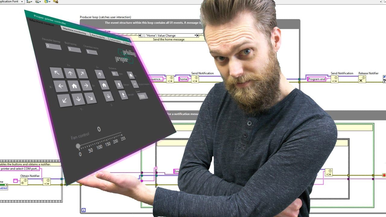 I Developed my own 3D PRINTER Controller Software!
