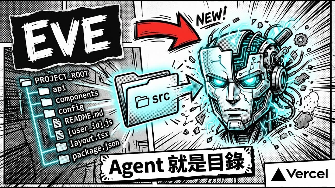 Vercel Eve 完整解析：Agent 界的 Next.js，一個目錄就是一個 AI Agent