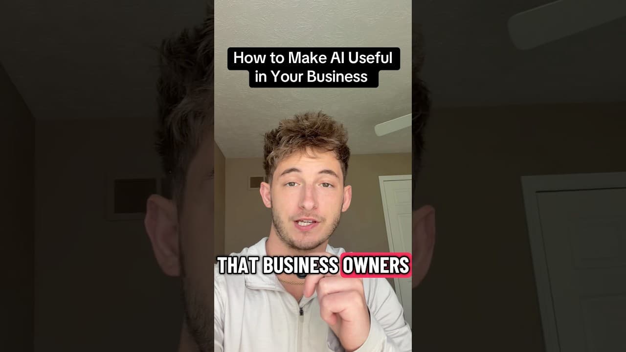 How to actually use ai in your business