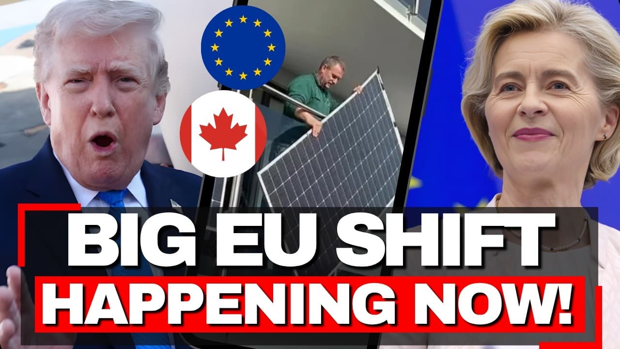 Europe Rejects Energy Crisis With Balcony Solar - USA Fights Wars, Europe Goes Independent