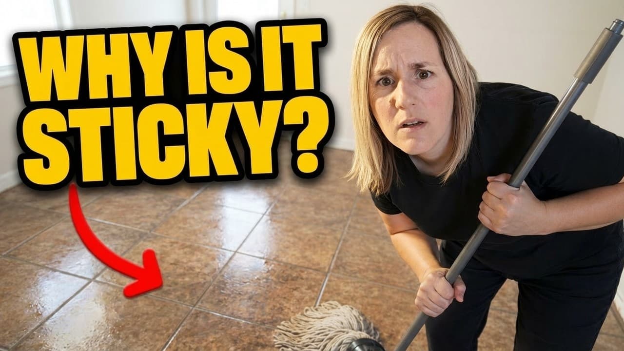 Why Floors Feel Sticky After Mopping (How To Fix It)