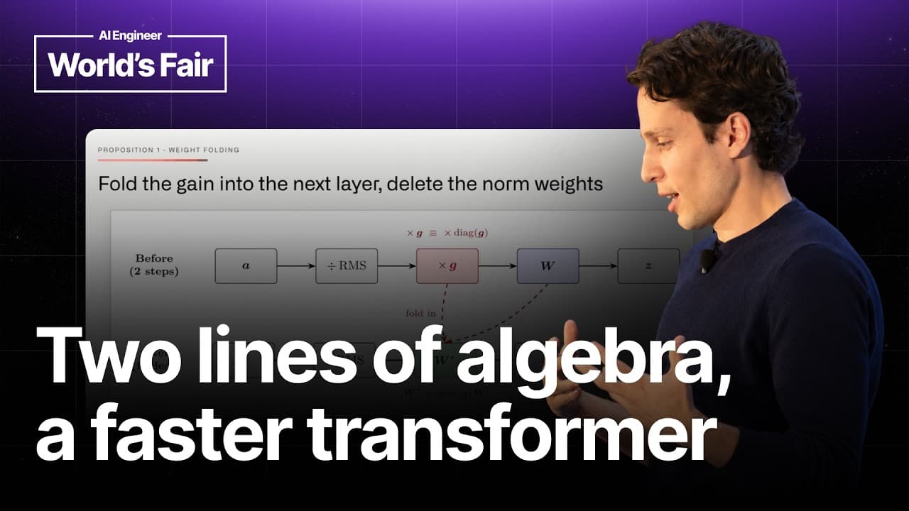 Weight Folding, CUDA Streams, and the Bug That Made My Model Speak Backwards — Filip Makraduli