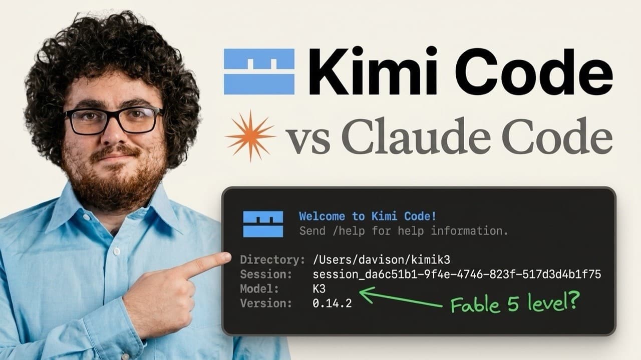 Kimi Code vs Claude Code: Is Kimi K3 Really Fable 5 Level? (Tested)