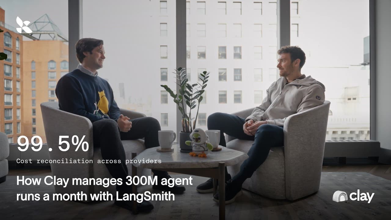 How Clay manages 300M agent runs a month with LangSmith
