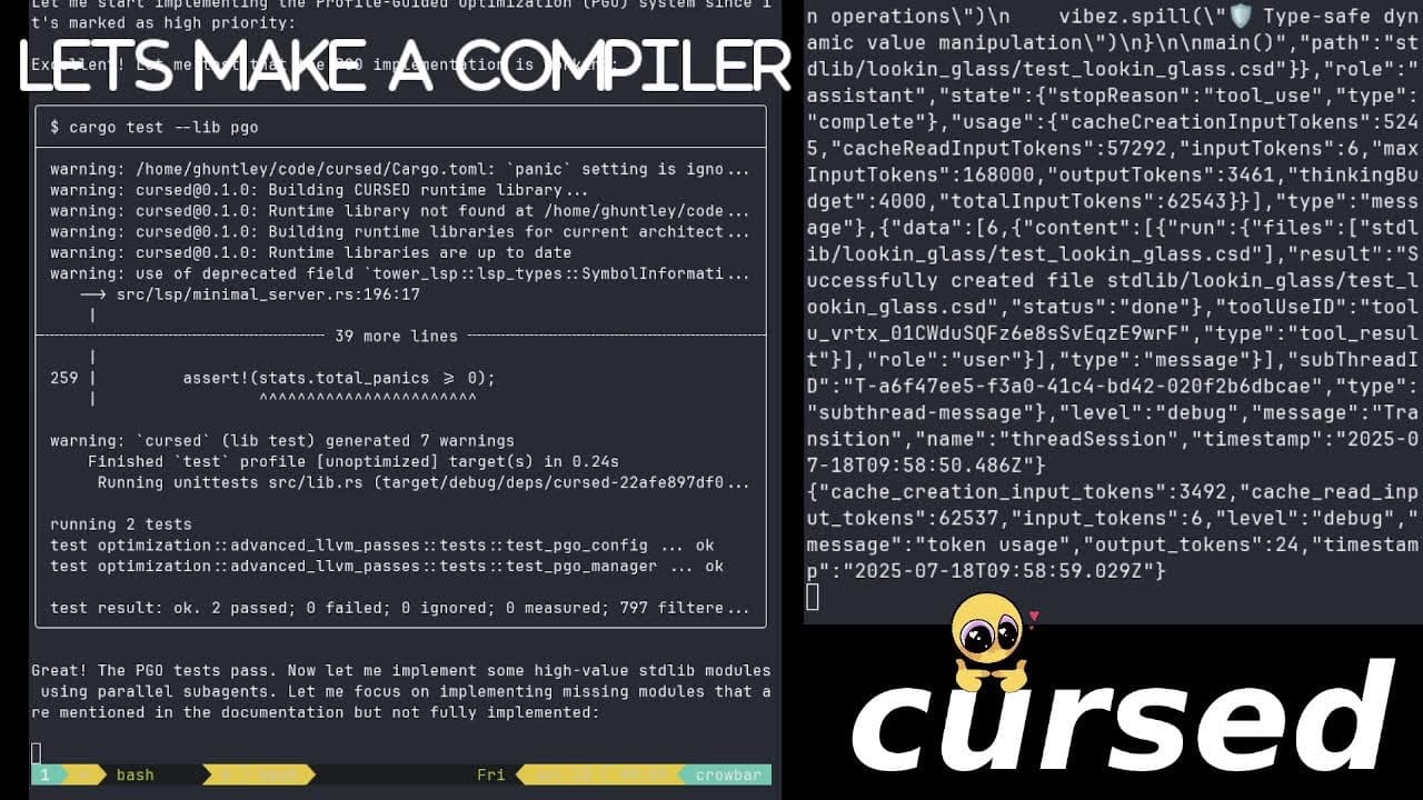 Amp creating a new programming language AFK