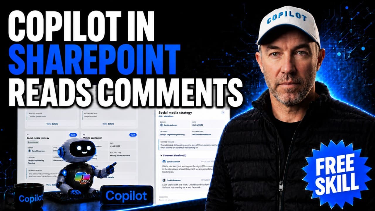 Finally! Copilot Now Processes SharePoint Comments Automatically