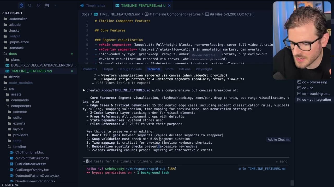 The best strategy for implementing complex features (when using LLMs)