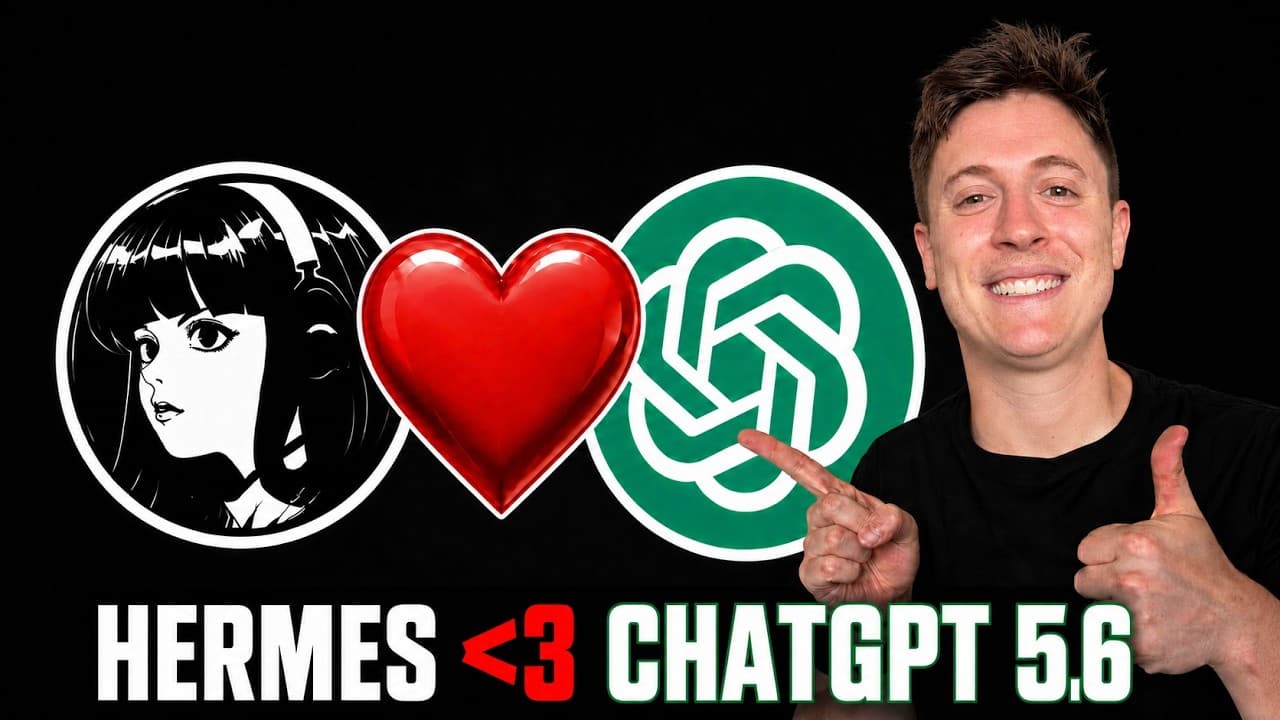 ChatGPT 5.6 inside Hermes Agent left me speechless...