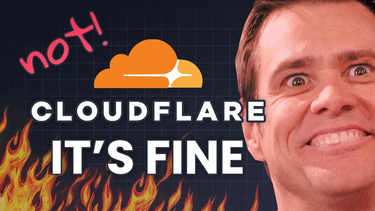 This Cloudflare outage is bad and the web is NOT OK...