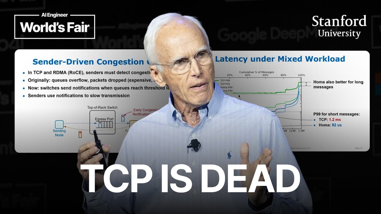 Homa: The End of TCP for AI Clusters — John Ousterhout, Stanford