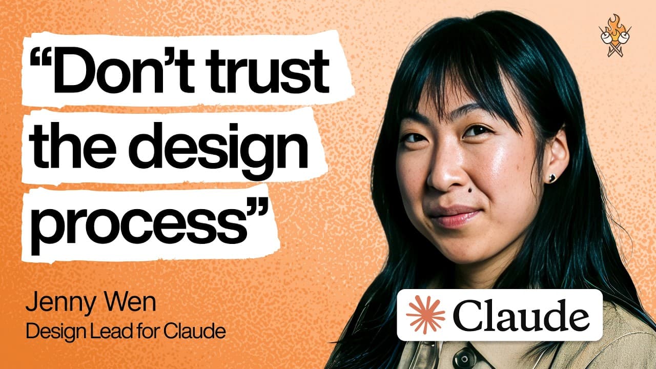 The design process is dead. Here’s what’s replacing it. | Jenny Wen (head of design at Claude)