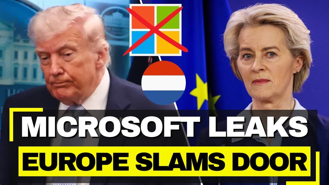 Microsoft BETRAYS Dutch Officials' Data to US Congress - Europe DITCHES American Tech